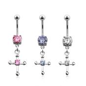 mcdz14s belly rings surgical steel 316l belly button
