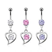 mcdz17 belly rings surgical steel 316l belly button