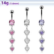 mcdz350 belly rings surgical steel 316l belly button
