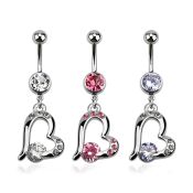 mcdz362 belly rings surgical steel 316l belly button