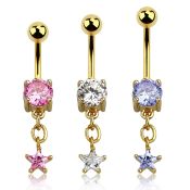 mdgz523 belly rings anodized surgical steel 316l belly button