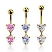 mdgz528 belly rings anodized surgical steel 316l belly button