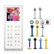 mlbx labrets lip rings anodized surgical steel 316l tragus