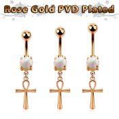 mro769 anodized surgical steel belly bananas belly piercing