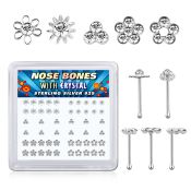 nbbxm7c 925 silver nose bones nose piercing