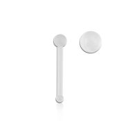 nbrt20 nose bone acrylic body jewelry nose