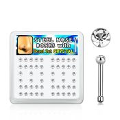 nbsbxc surgical steel nose bones nose piercing