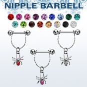 npdl14 straight barbells surgical steel 316l nipple