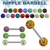 npfr5 straight barbells surgical steel 316l nipple