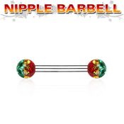 npfr5r straight barbells surgical steel 316l nipple