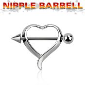 npsh13 straight barbells surgical steel 316l nipple