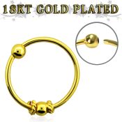 nr11rg nose hoop silver 925 nose