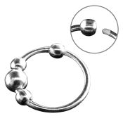 nr28 nose hoop silver 925 nose