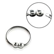 nrs33 nose hoop silver 925 nose