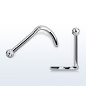 nsb18 surgical steel nose screws and nose studs nose piercing