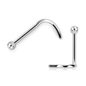 nsb22 surgical steel nose screw 2mm ball top