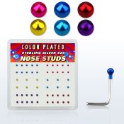 nsmtbx1 l shape nose studs silver 925 nose