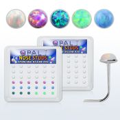 nso25 l shape nose studs silver 925 nose