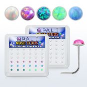 nso2 l shape nose studs silver 925 nose