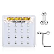 nspen16 925 silver nose screws and nose studs nose piercing