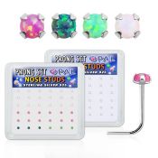 nspo15 l shape nose studs silver 925 nose