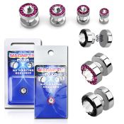 pkmp114 cheaters  illusion plugs and tapers surgical steel 316l ear lobe