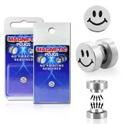 pkmp5 cheaters  illusion plugs and tapers anodized surgical steel 316l ear lobe