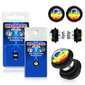 pkmp74 cheaters  illusion plugs and tapers acrylic body jewelry belly button