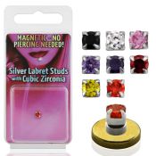 pkmz3m fake illusion body jewelry silver 925 belly button