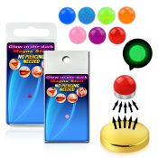 pmglb3 fake illusion body jewelry acrylic body jewelry nose