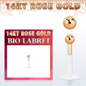 rbib25 labrets lip rings gold labrets chin