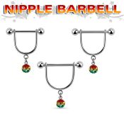 rfrsnp6 straight barbells surgical steel 316l nipple