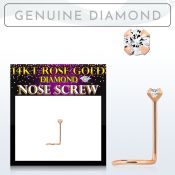 rscdb1 gold nose screws and nose studs nose piercing