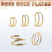 rsspr22 925 silver nose hoops nose  piercing