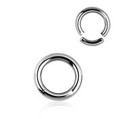seg8 seamless segment rings surgical steel 316l ear lobe