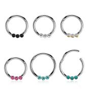 segh16e surgical steel seamless and segment rings ear otherseyebrow helix septum piercing