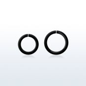 selt14 anodized surgical steel seamless and segment rings ear othersear lobe eyebrow intim nipple nose bridge septum piercing