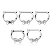 sepk16 straight barbells surgical steel 316l septum