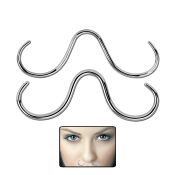 sepm straight barbells surgical steel 316l septum