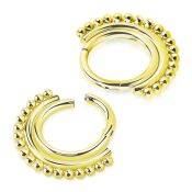 sgtsh16 anodized steel hinged segment hoop chain balls