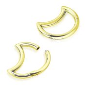 sgtsh2 anodized steel hinged segment hoop with moon shape