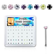 snbz15xm surgical steel nose bones nose  piercing