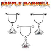 snpod14 straight barbells surgical steel 316l nipple