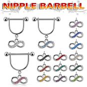 snpod19 straight barbells surgical steel 316l nipple