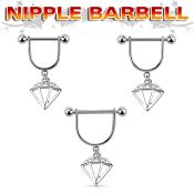 snpod5 straight barbells surgical steel 316l nipple
