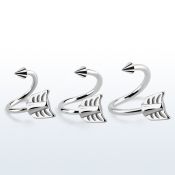 sp16aw spirals twisters surgical steel 316l eyebrow