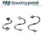 sp18cn3 spirals twisters surgical steel 316l eyebrow