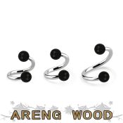 spar5 spirals twisters organic body jewelry eyebrow
