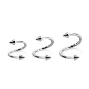 specn25 spirals twisters surgical steel 316l eyebrow