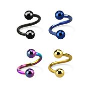 spetb4 spirals twisters anodized surgical steel 316l eyebrow